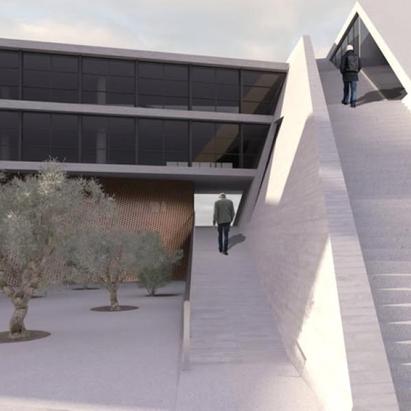Office and cultural building in Metaxourgio