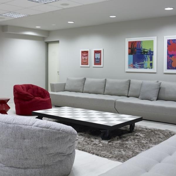 Lounge area at Karaiskakis Stadium