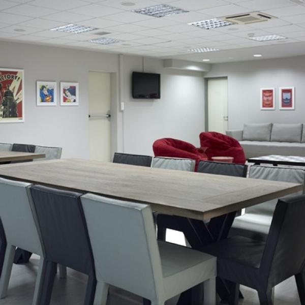 Lounge area at Karaiskakis Stadium